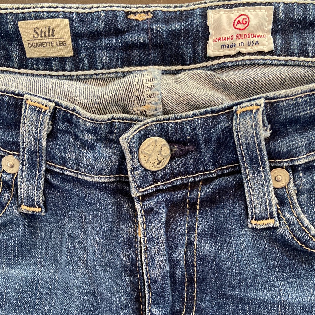 Ag Stilt Cigarette Leg Denim, Size 26r!